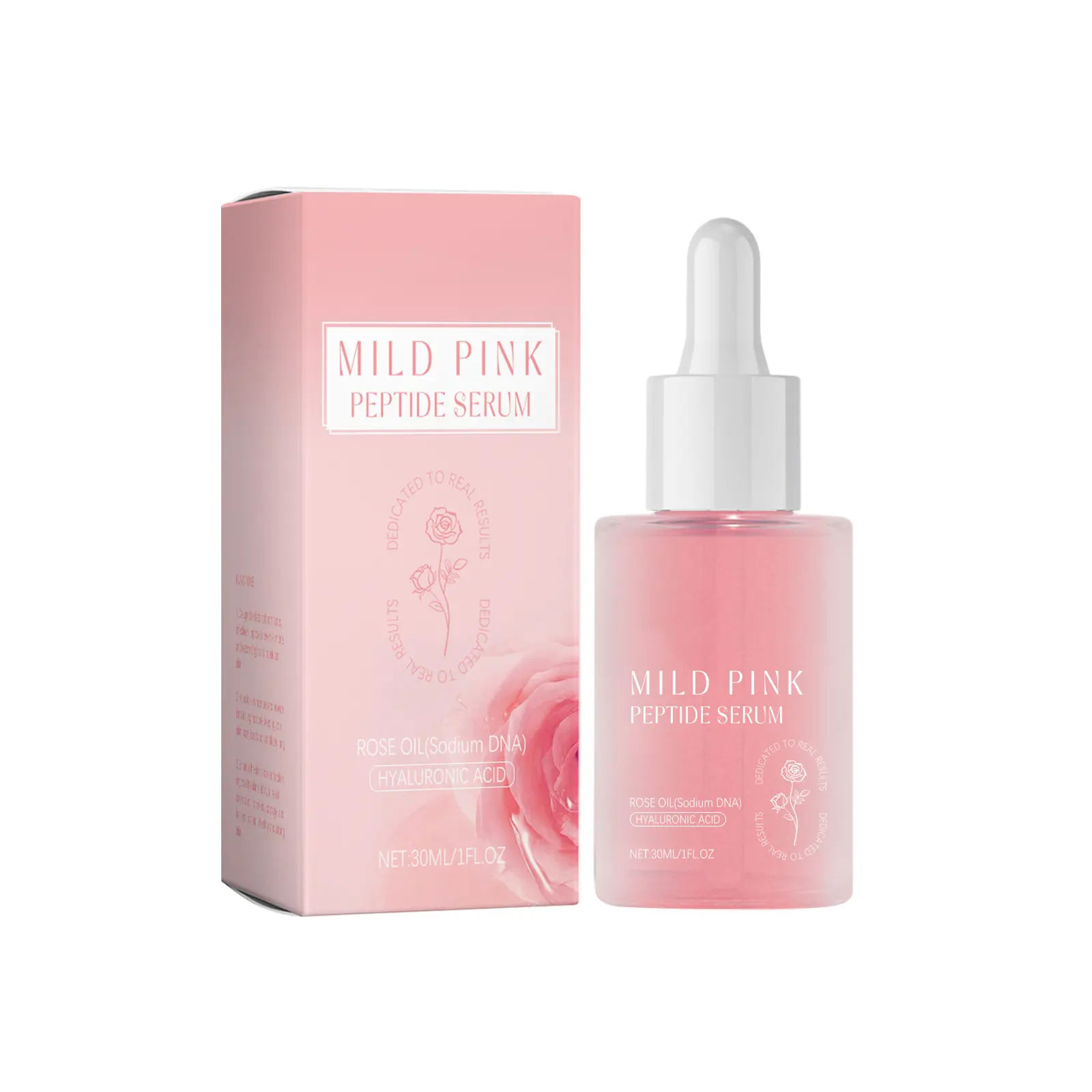 Rose Facial Serum - Simple Formula, Light Refreshing Texture, Daily Basic Skincare Product for Facial Surface Care