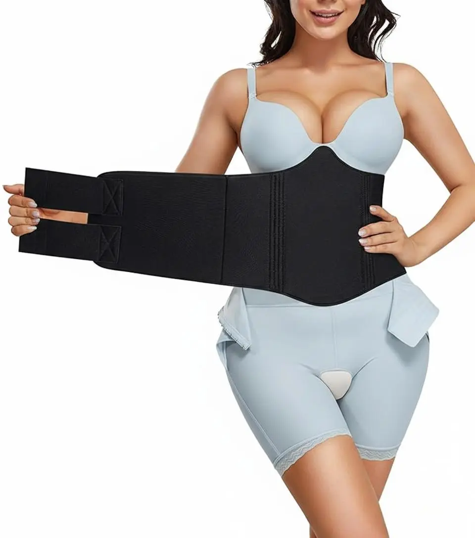 Women's Basic 360° Lipo Foam Ab Board Shapewear Belt - Adjustable, Comfortable, Form-Fitting Ab Shapewear Belt for Abdominal Control, Waist Cinching, Belly Binder, Adjustable Waist Trainer Corset, Ab Shapewear Belts, Abdominal Control Shapewear Belts