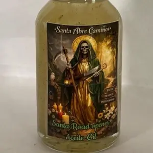 Santa Muerte Esoteric Road opener oil/ Aceite abre caminos. 15ML