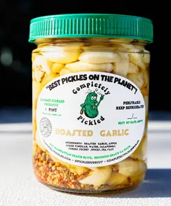 Completely Pickled Garlic