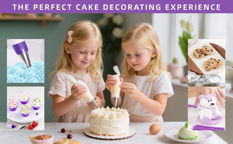 235 Pcs Purple Cake Decorating Kit with Storage Box, 100 Piping Bags, 48 Icing Tips, Scrapers & Spatulas - Complete Baking Supplies Set for Beginners, Professional Cake Tools for Birthday & Party 235 Pcs Purple Cake Decorating Kit with Storage Box, 100 Piping Bags, 48 Icing Tips, Scrapers & Spatulas - Complete Baking Supplies Set for Beginners, Professional Cake Tools for Birthday & Party