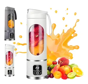USB Rechargeable Portable Digital  Blender -12 Stainless Steel Blades Portable Juicer For Smoothles-Prult & Vegetable Juice,Idea for Travel, Sports, and Kitchen, Household Appllances, Mather's Day Girt