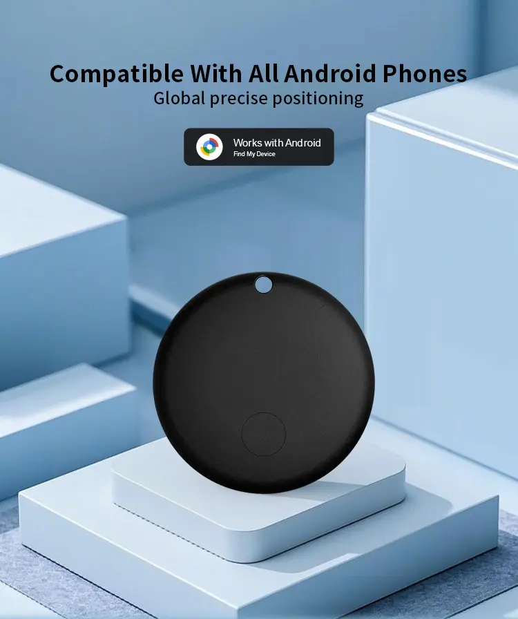Google Anti-Lost GPS Locator, 1-Pack Black Tracker for Pets, Android Phone Compatible with Manufacturer Warranty, Manufacturer Warrenty