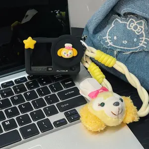 Luxury Cute Cartoon Silicone Camera Case, DIY Storage Bag, Handheld Gimbal, Compatible with Dji Pocket3 Action Series  For action 3 action 4 action 5Pro action 6