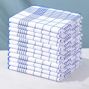 Set of 6 High Absorbent Non-Shedding Dish Cloths Large Size 15.75x23.62 inches Perfect for Quick Cleaning Suitable for Coffee Machines Available in Plaid and Checkered Kitchen Cloths Ideal for Kitchen and Dining Rooms Kitchen Supplies