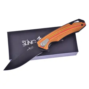 SUNSET BY SLINGBLADE D2 WITH 18 Ball-bearing action AND G10 SCALES