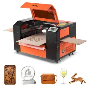 VEVOR 50W CO2 Laser Engraver, 20x 12 in, CO2 Laser Engraver Cutter Machine with 4 Way Pass Air Assist, Engraving Cutting Machine, Compatible with LightBurn CorelDRAW RDWorks, for Wood Acrylic Glass