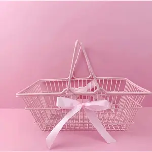 Pink Mini Shopping Basket Pink Mini Shopping Basket