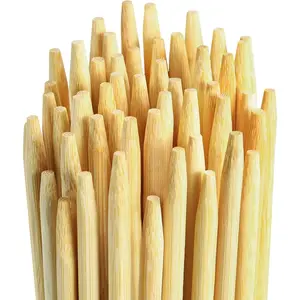 240 count Smores Sticks 36" Long 5mm Thick, Marshmallow Roasting Smore Sticks , Disposable Marshmellow Sticks Camping Heavy Duty SMores Skewers for Outdoor Fire Pits Campfires Hot  Sausage