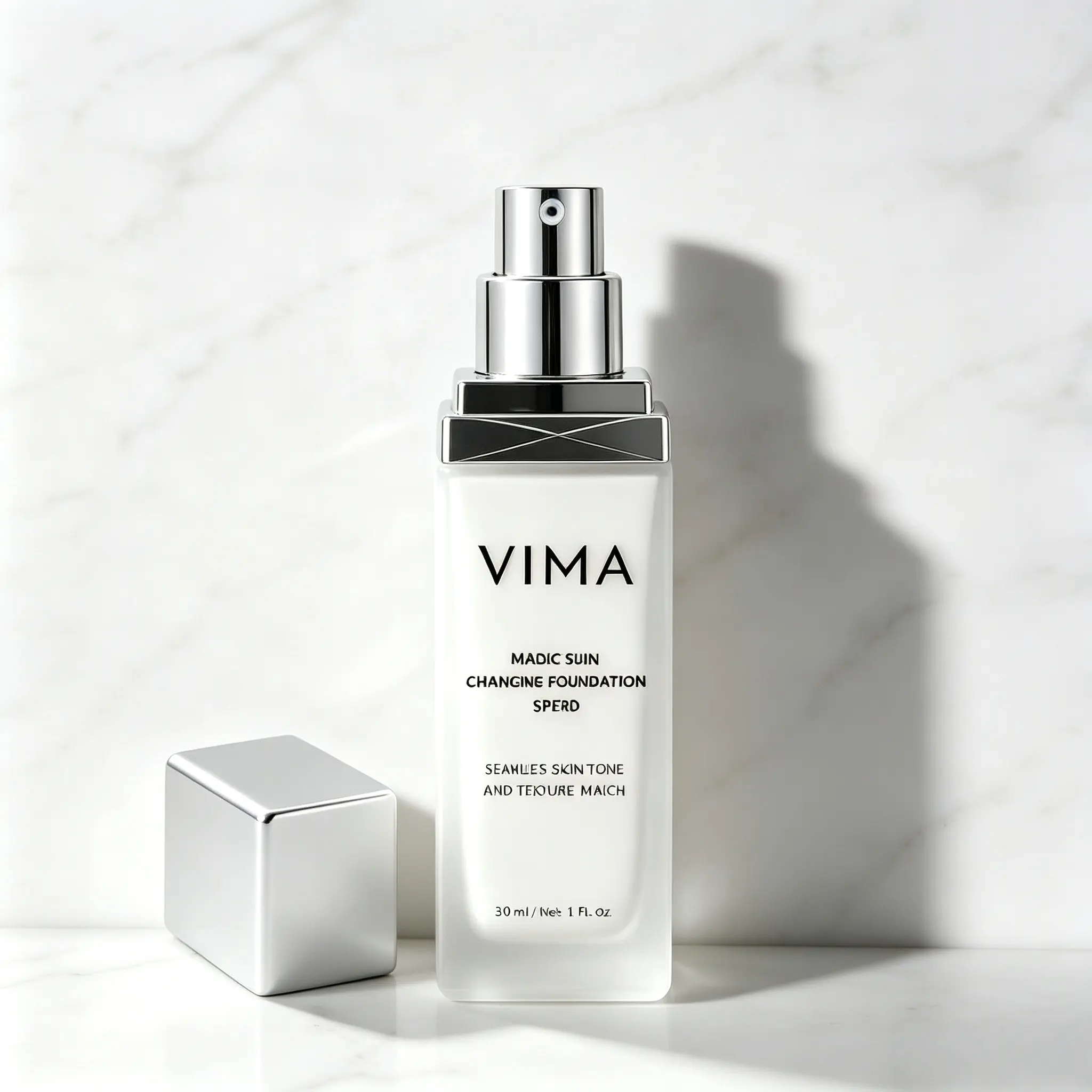 Vima Color-Changing Sun-Protection Foundation Fragrance-free paraben-free lightweight texture long-lasting coverage  vegan formula