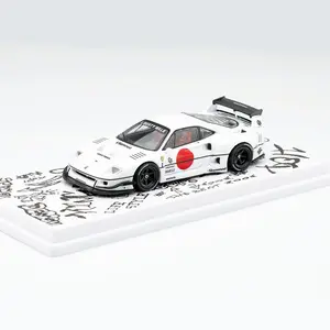 INNO64 1:64 LBWK Ferrari F40 Tokyo Auto Salon 2023 (White) IN64-LBWKF40-TAS23