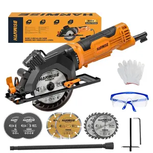 The Mini Circular Saw Is Suitable For Cutting Soft Metals, Wood, Tiles, Drywall, And Plastic. Portable Circular Saw, Compact Cutting Tool, Portable Tool Design, Precise Blade, High-torque Motor, Men's Gift . outdoorfun