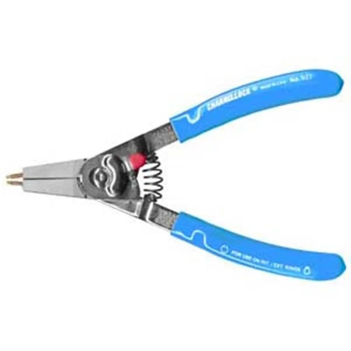 Channellock 8 in. Convertible Snap Ring Pliers, Heavy-Duty Heat-Treated Tool with 5 Interchangeable Tips for Internal and External Rings, All Seasons, Includes Tips:.036,.047,.070 Straight.036,.047 90 Degrees, 5 Tips, Heavy-Duty Return Spring, Split Ring