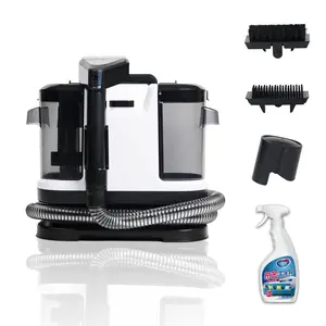 Portable Deep Cleaner,Vacuum Cleaner,Carpet, Sofa,Stairs, pet and car Stain Cleaner, 450W,12Kpa，Large Capacity 1.8L,Black and White, Portable and Compact, spot Cleaner