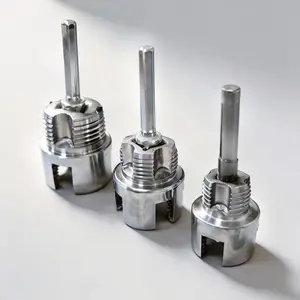 3-Piece Pipe Thread Tool Set, Strong Tools for Internal & External Threads, Compatible with Drills, Ideal for PVC & Plastic Pipes