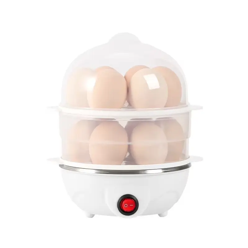 3-in-1 Electric Egg Cooker - 14-Capacity, Auto Shut-Off Multi-Function Steamer, Kitchen Breakfast Cookware Accessory for Soft/Medium/Hard Prep