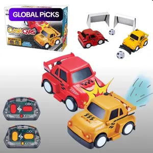 Interactive Electric Remote Control Car Set, 2-In-1 Football Collision Racing Toy, Parent-Child Interaction, Christmas Gift, Ages 3+, Remote Controlled Car #GLOBAL PICKS