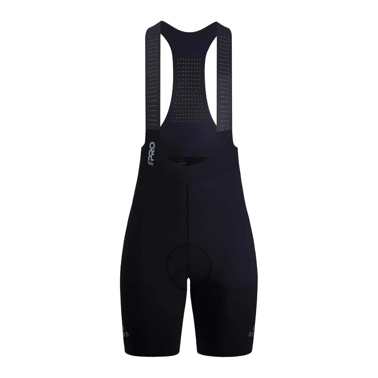 Women's Seamless Black Pro Cycling Bib Shorts
