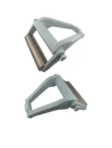 Ergonomic adjustable dough roller with two operating positions; foldable for easy storage; easy to clean stainless steel surface