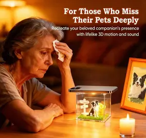 A Little Piece of Your Pet to Keep Forever - Custom Memorial Display Box