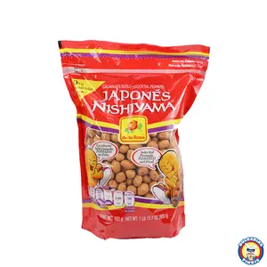 De la Rosa Nishiyama Japanese-Style Cocktail Peanuts - Perfectly Roasted & Crunchy - Cholesterol & Trans Fat Free - Ideal Snack