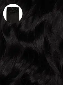 Jet Black (1) Seamless Clip-Ins