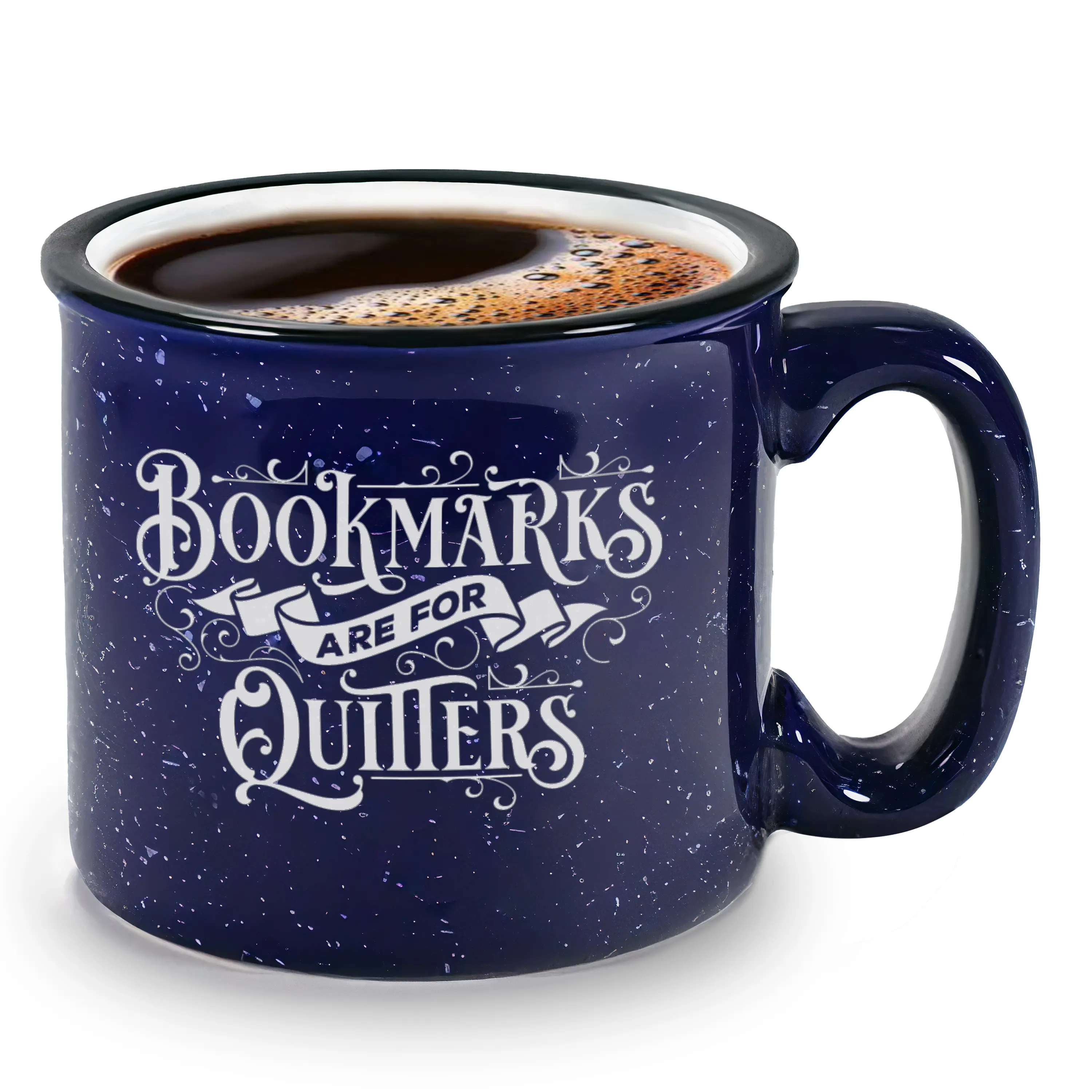 BAD BANANAS - Bookmarks are for Quitters - 15 oz Campfire Mug