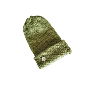 Adult Knitted, Oversized Beanies | Double Thick | Floppy Beanie | Handmade | Olive You | Soft Material