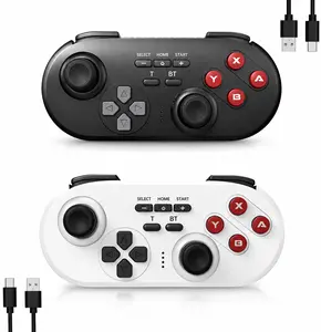CORESI Wireless Controller 2 pack for Nintendo Switch/Lite/OLED/Switch 2/PC/Steam Deck, Dual Vibration/Turbo/Ergonomic (Black&White)