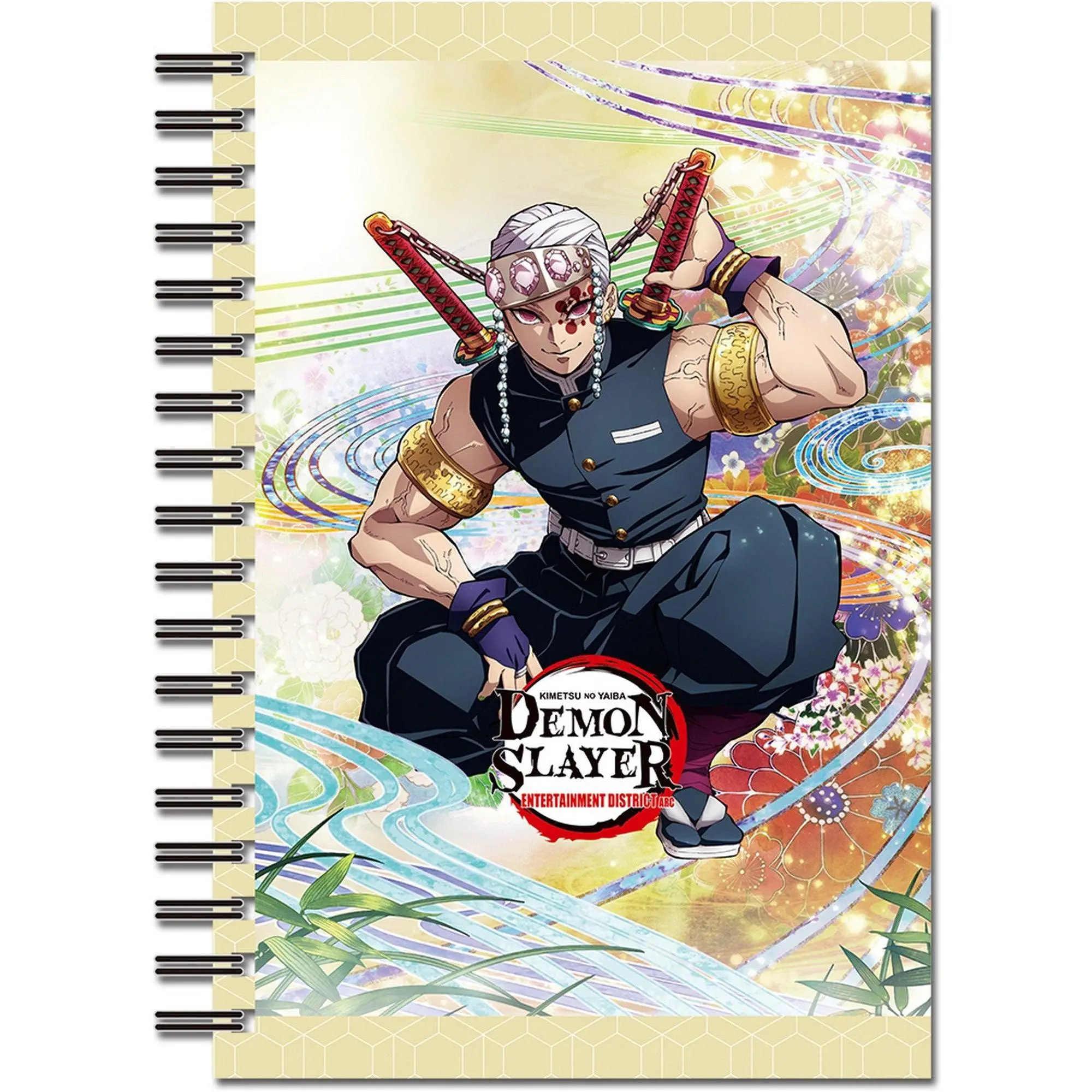 Demon Slayer Entertainment District Arc: Tengen Uzui Spiral Notebook