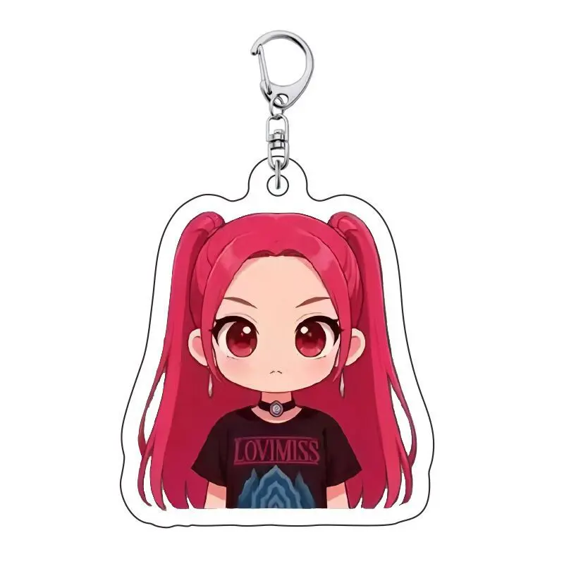 Product Introduction of K-pop Demon Hunters Q-Style Cartoon Pendant Keychain Bag Charm New Q-style Material Versatile Decoration for K-pop Fans 8