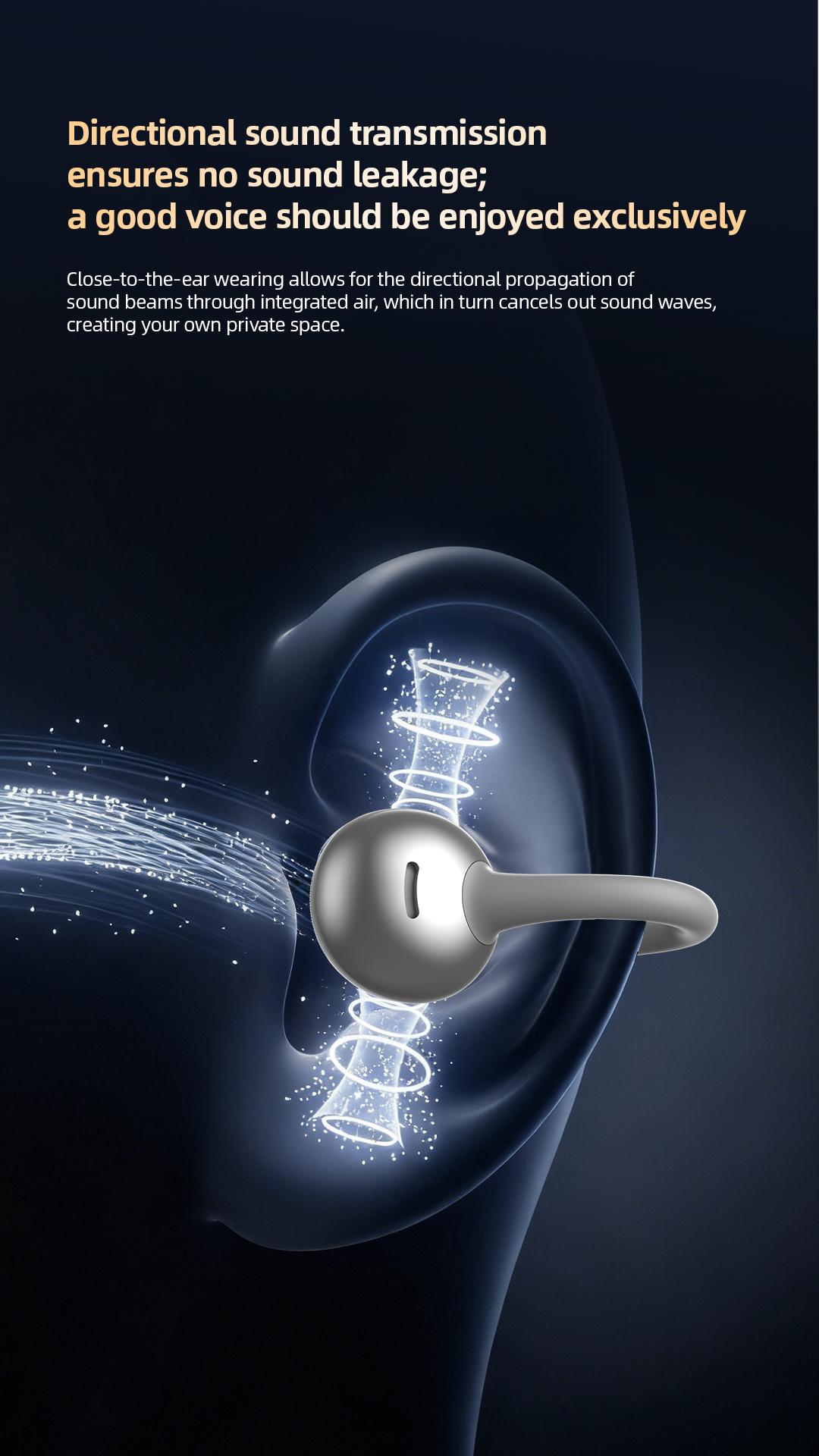 ISKU Clip-On Open Ear Bluetooth Earbuds, Wireless Ear Clip Headphones with Charging Case, Comfortable Secure Fit, Clear Calls, Long Battery Life, Sweat Resistant for Sports, Work, Travel ISKU Clip-On Open Ear Bluetooth Earbuds, Wireless Ear Clip Headphones with Charging Case, Comfortable Secure Fit, Clear Calls, Long Battery Life, Sweat Resistant for Sports, Work, Travel