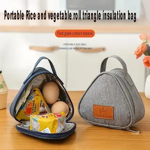 Triangle Light Meal Storage Bag, Daily Commute Style, Ideal for Fitness Outdoors, Convenient Lunch Carry, Compact and Practical Design, Insulated Lunch Tote
