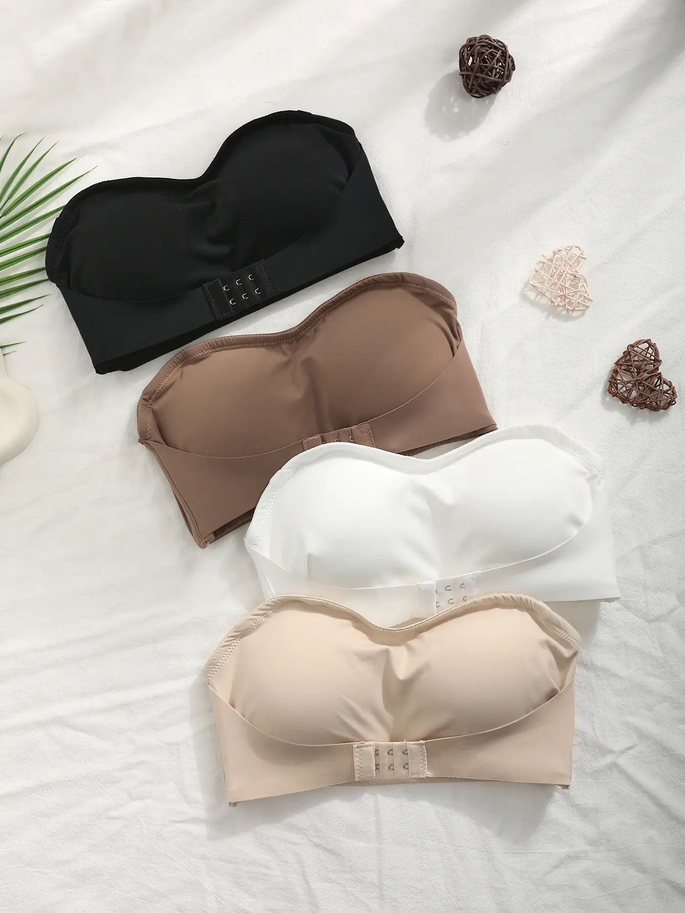 Comfortable Strapless Bra - Soft and Supportive, Ideal for Daily Wear, Available in Multiple Colors, Secure Fit, Comfortable Material, Perfect for Layering
