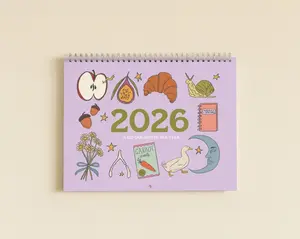 Whimsical Doodle 2026 Artistic Wall Calendar Creative - Unique Design for Home Decor, Office Gift, Planner Organization, Holiday Gift Idea, New Year 2026 Wall Calendar