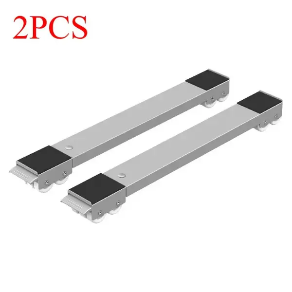 Carbon Steel Universal Appliance Rollers,  Extendable Mobile Base, Mini Fridge Stand Moving Cart for Refrigerators, Dryers, Dishwashers, Washing Machine, 660Ibs Load Bearing, Furniture Mover,  Locks to Stop Fast, Non Slip Pads Grip Tight