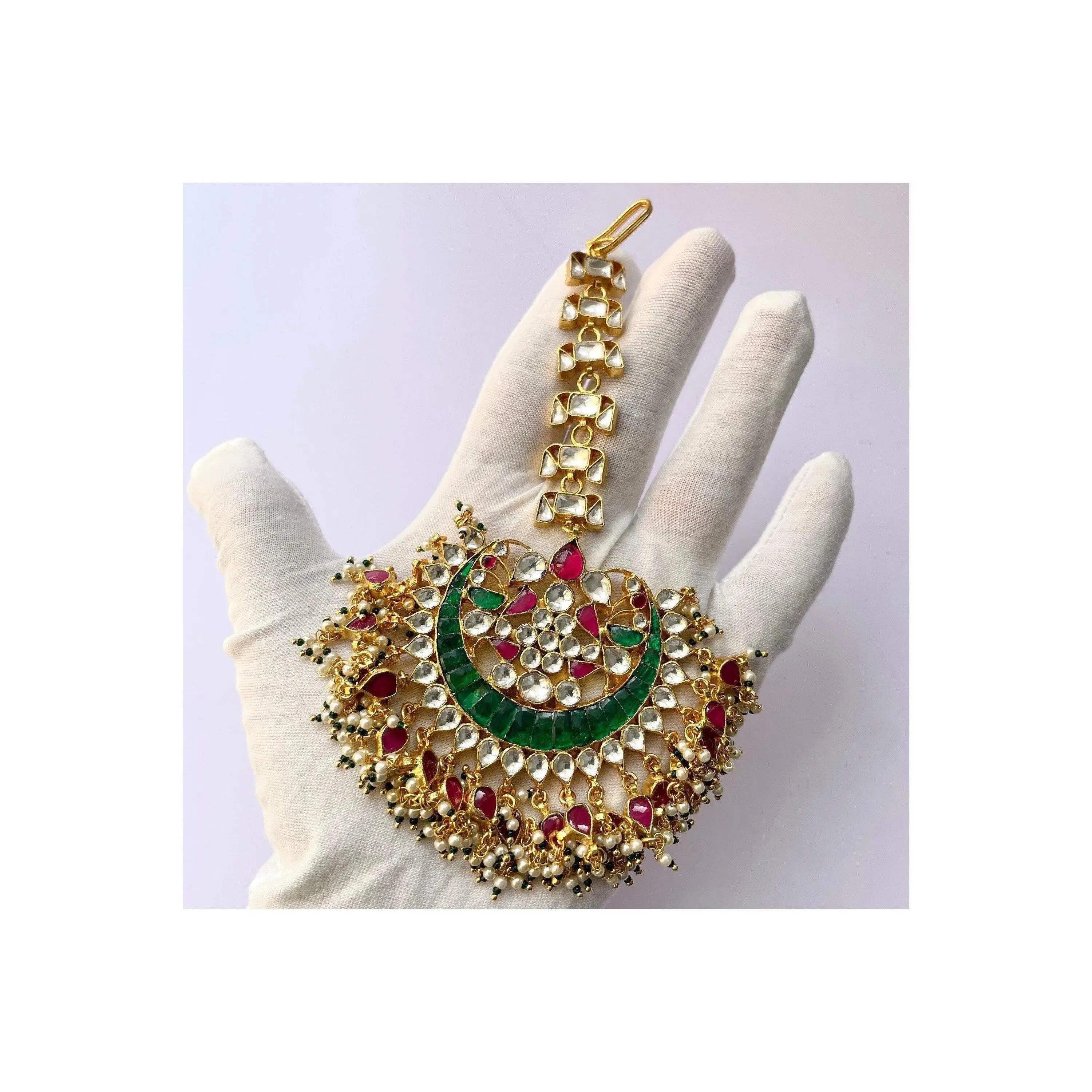 Fine Kundan MaangTikka