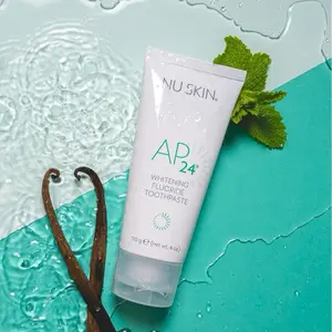 Nuskin AP 24 Whitening Fluoride Toothpaste for Gentle Oral Care - Mint Vanilla, Long-Lasting Clean & Fresh Feel tooth stain probiotic teeth