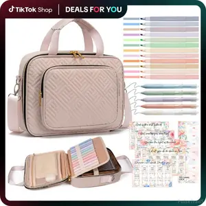 Floe Bible Cover for Women, Large Bible Bag w/ Shoulder Strap, Book Carrying Case with Bible Highlighters & Tabs, Bibles for Women, Bible Study, Bible Journaling & Bible Decorating, Christmas Christian GiftsPulseTrail5ABSummit Active