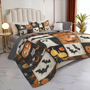 Shineful Spooky Patchwork All Season Quilt 3-Piece Set