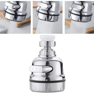 Kitchen Sink Aerator, 360-Degree Swivel Faucet Aerator, Water Saving Faucet with Gasket Faucet Replacement Part for Kitchen,Bathroom - 3 Spray Modes Adjustment