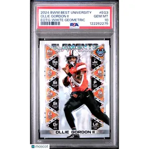 2024 Bowman Best U EOTG Ollie Gordon II #EG3 White Geometric 2/5 PSA 10