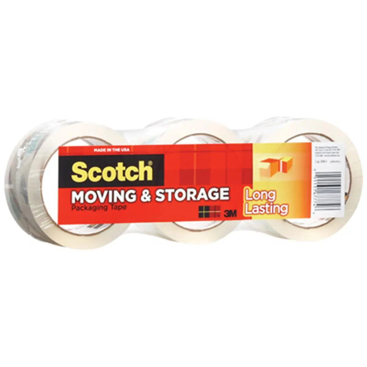 3M Company 3650-3 1.88 in. X 54.6 yd.- Clear Tape, Strong Adhesion, Long-Lasting, 1.88X54.6yd