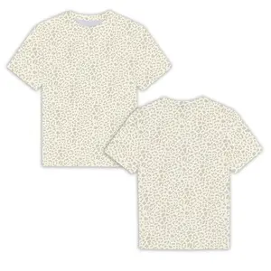 Mens Soft Fine Cotton Blended T-Shirt White Camo Pattern Men's T-shirt, Size S-5XL