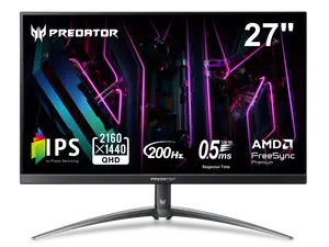 Acer Predator 27 inch WQHD 2K 1440P 200HZ IPS with AMD FreeSync Premium HDR400, DCI-P3 90% 0.5ms Gaming Computer Monitor XB273U X1bmiiprx