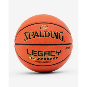 Spalding 29.5 in. Legacy NFHS Indoor Game Basketball, Orange Spalding 29.5 in. Legacy NFHS Indoor Game Basketball, Orange