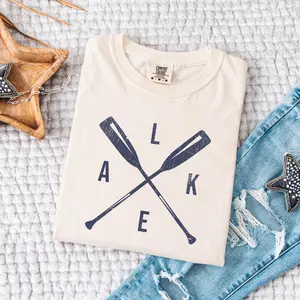 Comfort Colors Lake Life Shirt, Vintage Lake Lover Tee, Retro Summer Tee-Shirt, Boating Gift, Camping Shirt, Lake Oars Tee, Lake Life Shirt