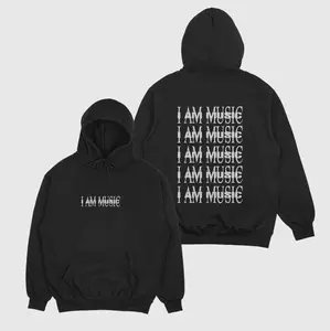 Playboi Carti I AM MUSIC Album Hoodie, Two-Sided Playboi Carti Hoodie, Opium Merch, Playboi Carti Streetwear, Unisex Music Hoodie, Trendy Rapper Apparel