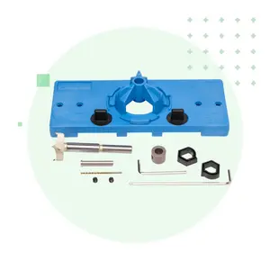 YoraHome Hinge Drilling Guide for Kitchen Cabinet Doors, Precise Drilling for 35mm & 26mm Hinges