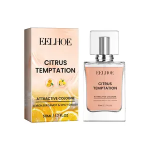 Cupid Perfume Citrus Long-lasting Fragrance for Couples 50ml Natural Fresh Scent with Green Apple & Patchouli Notes